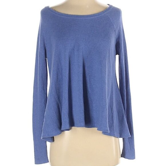 We The Free Waffle Knit Thermal Long Sleeve Top XS - Picture 2 of 7